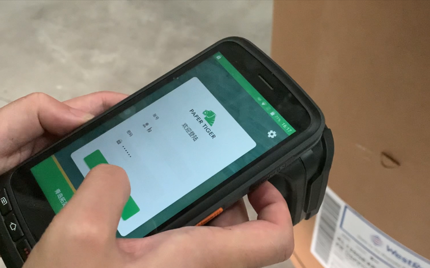 Handheld warehouse terminal for smart inventory operations